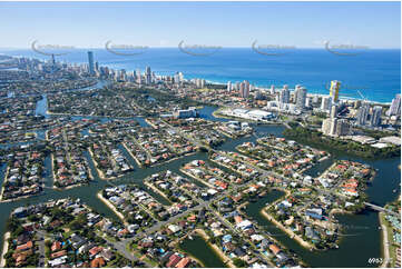 Aerial Photo Broadbeach Waters QLD Aerial Photography