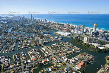 Aerial Photo Broadbeach Waters QLD Aerial Photography