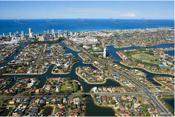 Aerial Photo Broadbeach Waters QLD Aerial Photography