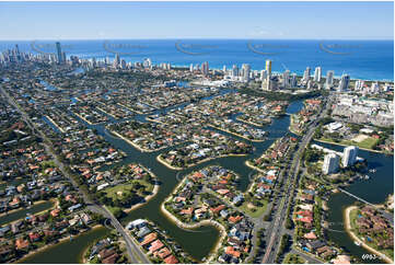 Aerial Photo Broadbeach Waters QLD Aerial Photography