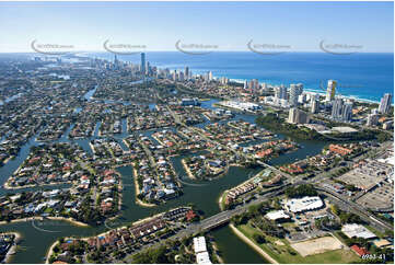 Aerial Photo Broadbeach Waters QLD Aerial Photography