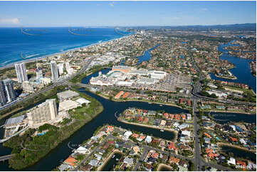 Aerial Photo Broadbeach Waters QLD Aerial Photography