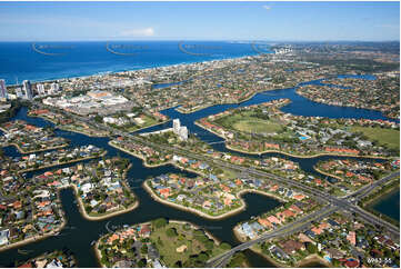 Aerial Photo Broadbeach Waters QLD Aerial Photography