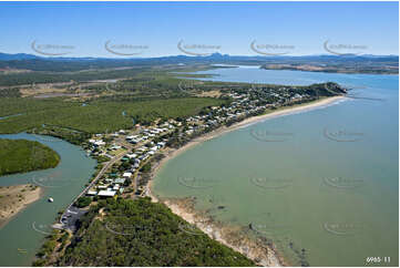 Aerial Photo Keppel Sands QLD Aerial Photography