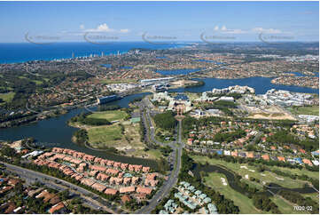 Aerial Photo Varsity Lakes QLD Aerial Photography