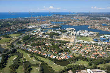 Aerial Photo Varsity Lakes QLD Aerial Photography