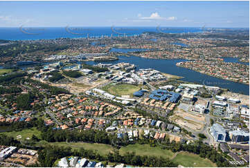 Aerial Photo Varsity Lakes QLD Aerial Photography