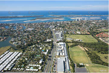 Aerial Photo Biggera Waters QLD Aerial Photography