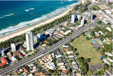 Aerial Photo Burleigh Heads QLD Aerial Photography