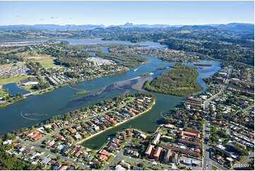 Aerial Photo Tweed Heads West NSW Aerial Photography