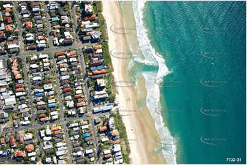 Vertical Aerial Photo Mermaid Beach QLD Aerial Photography