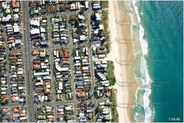 Vertical Aerial Photo Mermaid Beach QLD Aerial Photography