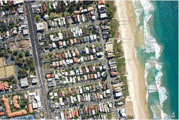 Vertical Aerial Photo Mermaid Beach QLD Aerial Photography