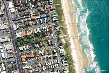 Vertical Aerial Photo Mermaid Beach QLD Aerial Photography