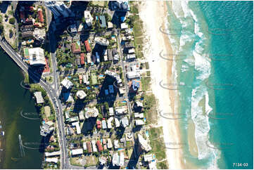 Vertical Aerial Photo Surfers Paradise QLD Aerial Photography