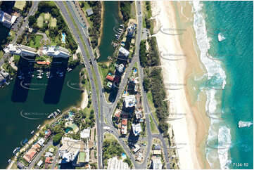 Vertical Aerial Photo Surfers Paradise QLD Aerial Photography