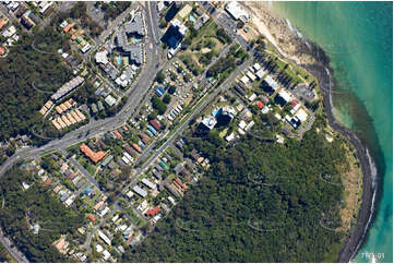 Vertical Aerial Photo Burleigh Heads QLD Aerial Photography