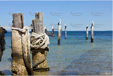 Man Fishing QLD Aerial Photography