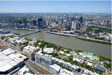 Aerial Photo Brisbane CBD QLD Aerial Photography