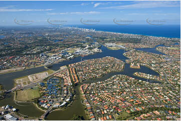 Aerial Photo Varsity Lakes QLD Aerial Photography