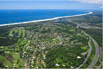 Aerial Photo Ocean Shores NSW Aerial Photography