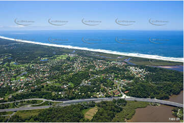 Aerial Photo Ocean Shores NSW Aerial Photography