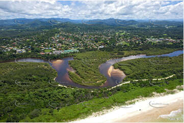 Aerial Photo Ocean Shores NSW Aerial Photography