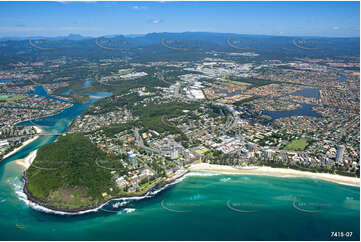Aerial Photo Burleigh Heads QLD Aerial Photography