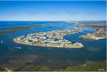 Aerial Photo Sovereign Island QLD Aerial Photography