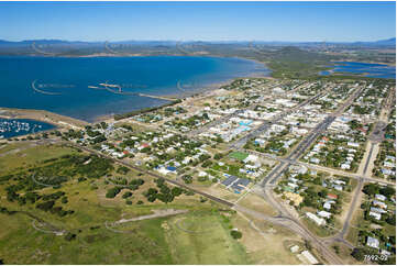 Aerial Photo Bowen CBD Area Aerial Photography