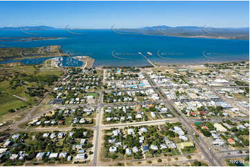 Aerial Photo Bowen CBD Area Aerial Photography