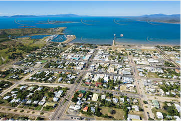 Aerial Photo Bowen CBD Area Aerial Photography