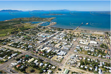 Aerial Photo Bowen CBD Area Aerial Photography