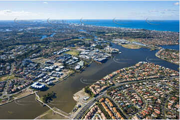 Aerial Photo Varsity Lakes QLD Aerial Photography