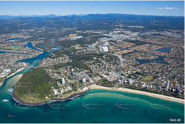Aerial Photo Burleigh Heads QLD Aerial Photography