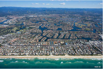 Aerial Photo Mermaid Beach QLD Aerial Photography