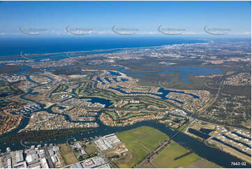 Aerial Photo Hope Island QLD Aerial Photography