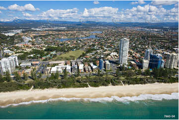 Aerial Photo Burleigh Heads QLD Aerial Photography