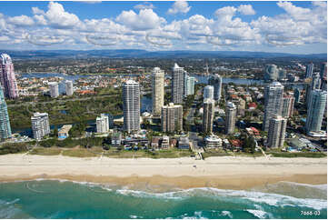 Aerial Photo Main Beach QLD Aerial Photography