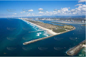 Aerial Photo The Spit QLD Aerial Photography