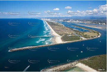 Aerial Photo The Spit QLD Aerial Photography