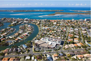 Aerial Photo Biggera Waters QLD Aerial Photography
