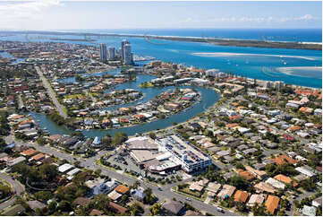 Aerial Photo Biggera Waters QLD Aerial Photography