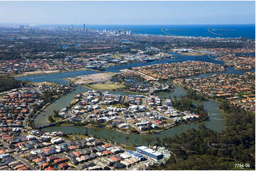 Aerial Photo Varsity Lakes QLD Aerial Photography