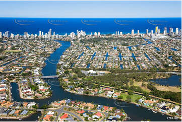 Aerial Photo Broadbeach Waters QLD Aerial Photography