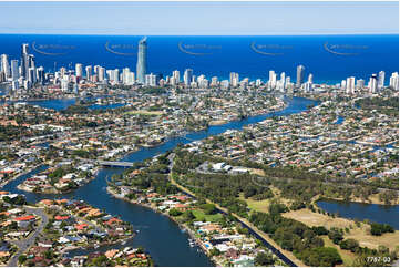 Aerial Photo Broadbeach Waters QLD Aerial Photography