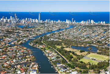 Aerial Photo Broadbeach Waters QLD Aerial Photography