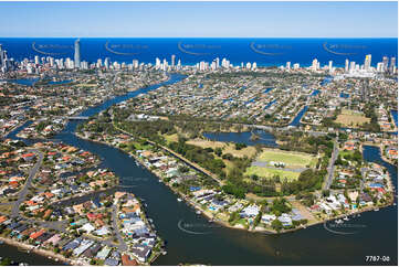 Aerial Photo Broadbeach Waters QLD Aerial Photography