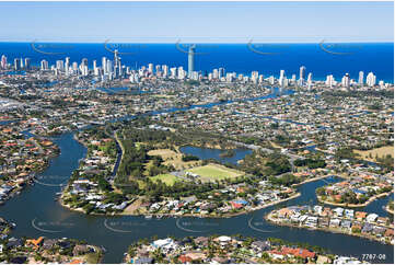 Aerial Photo Broadbeach Waters QLD Aerial Photography