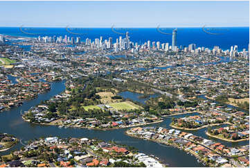Aerial Photo Broadbeach Waters QLD Aerial Photography